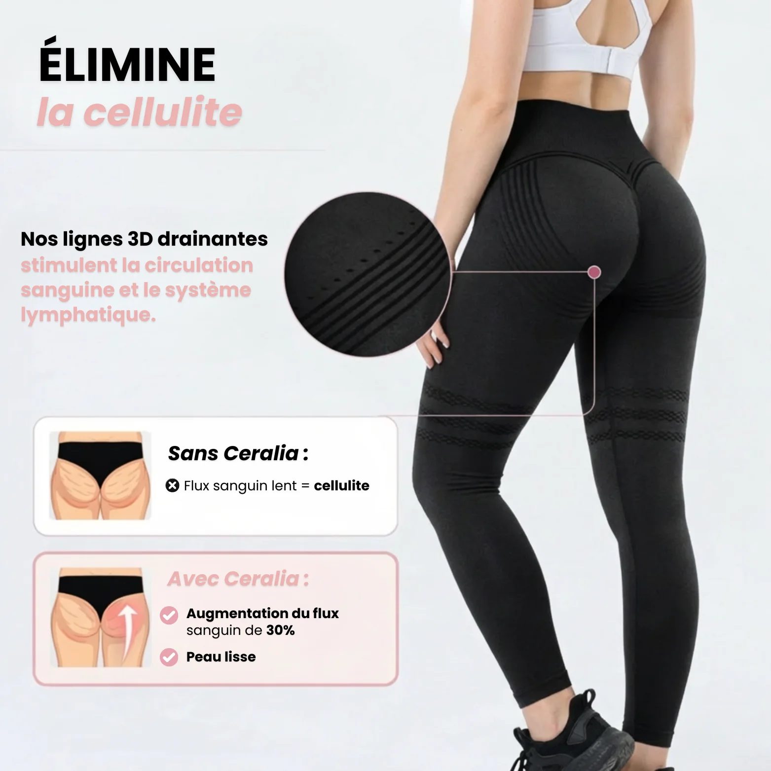 Comment nos leggings 3D transforment votre silhouette et luttent contre la cellulite